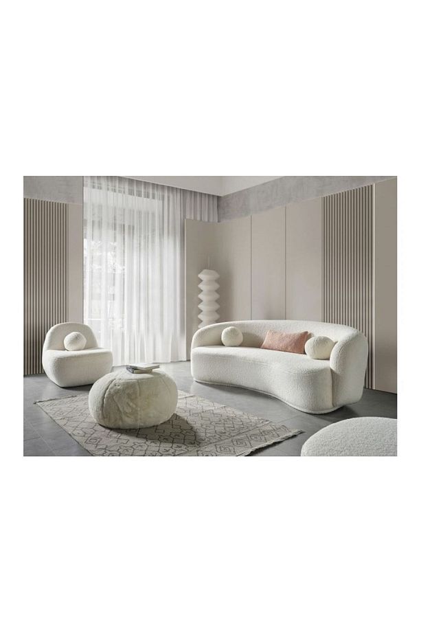 Pablo Home Concept Diamond Tedy Koltuk Takımı 1 Adet Kanepe 2 Adet Berjer - 3