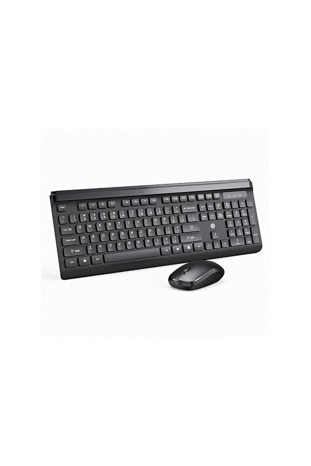 CS500 Kablosuz Klavye Mouse 2,4G kablosuz Tak Çalıştır Şık Tasarım Türkçe Q Klavye Siyah - 1