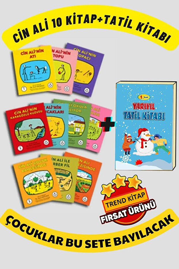 Cin Ali Kitap Seti (10 Kitap Takım)