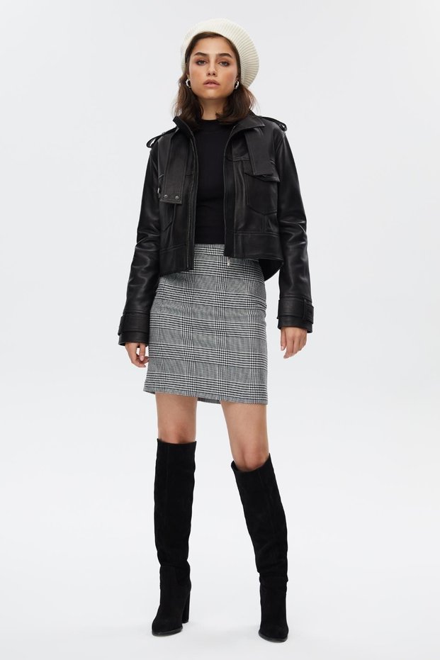 Plaid Mini Skirt