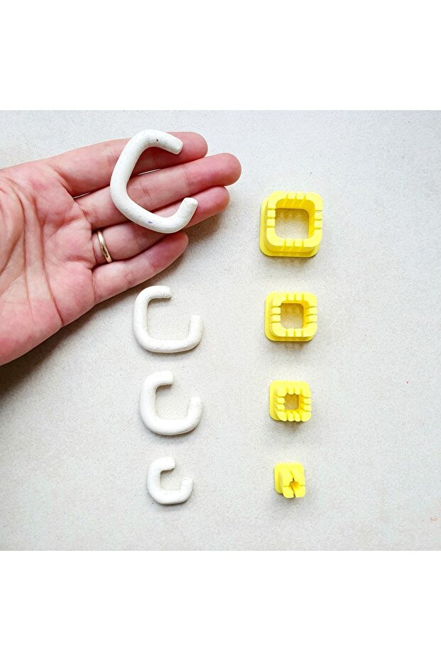 Square Sausage Earring Guide Set - 3