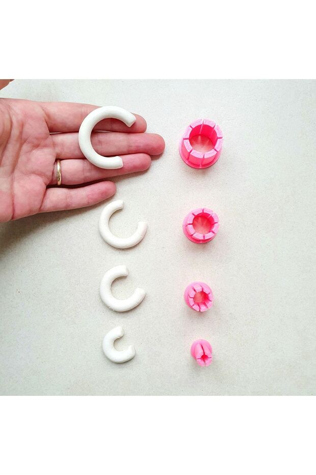 Circle Sausage Earring Guide Set - 3