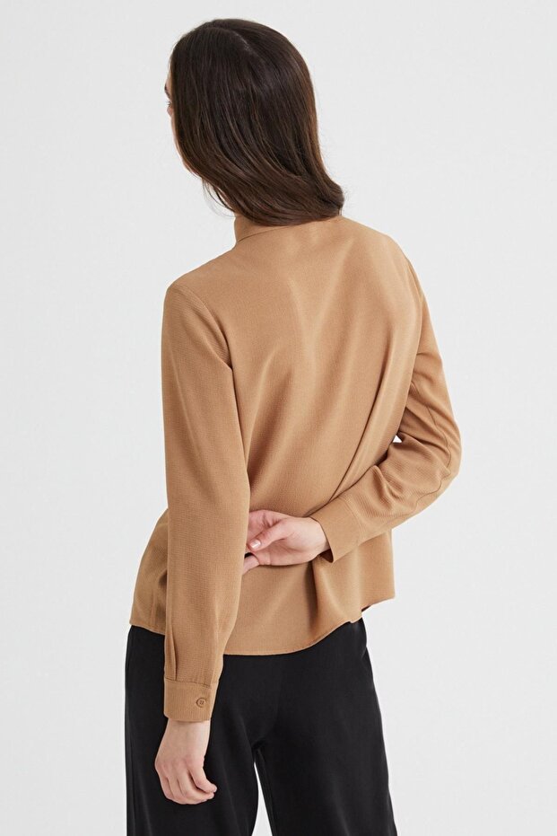 Basic Kadın Gömlek - 5