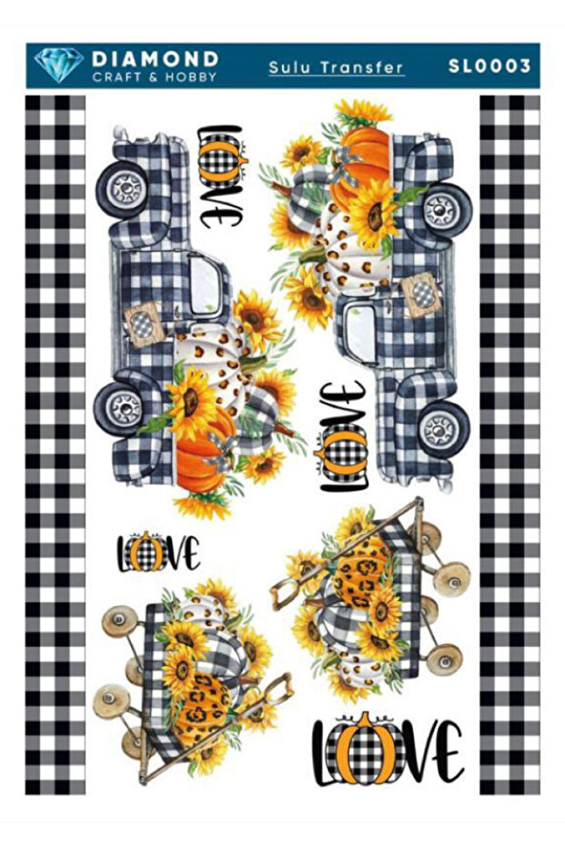 Diamond Water Soluble Transfer Paper Sl0003 25X35Cm - Floral Van