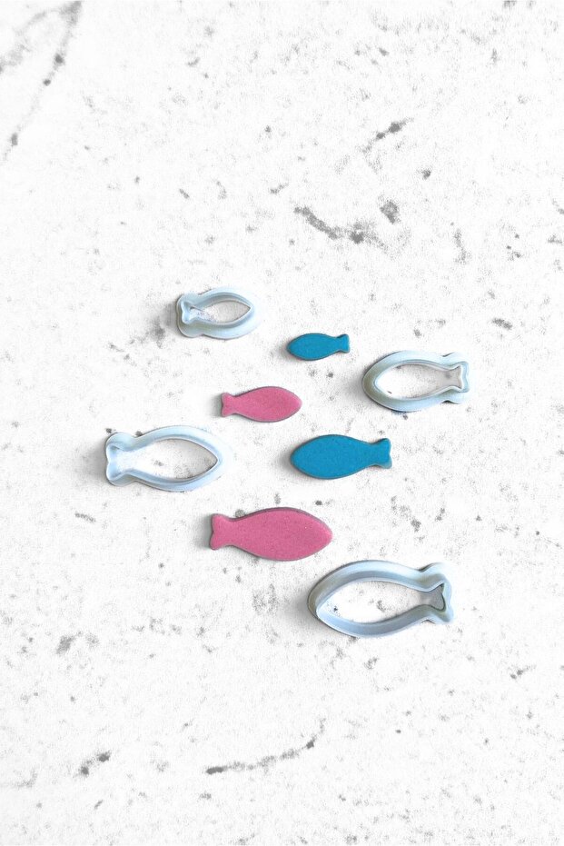1.5-3cm Fish Polymer Clay Ceramic Plasticine Mold Set
