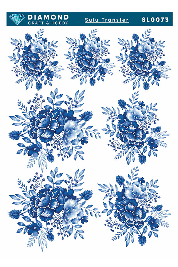 Sl0073 Model Dimaond Water Transfer Paper - 25X35Cm