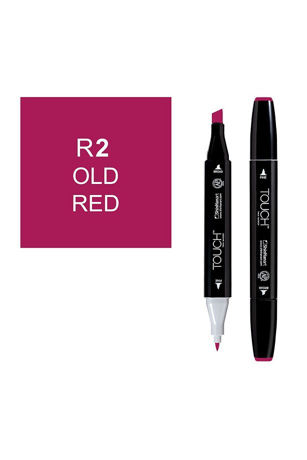 Touch Sketc Old Red 2 Kırmızı Marker Kalem - 1