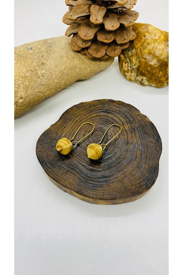 Handmade Design Brass Apparatus Female Earrings