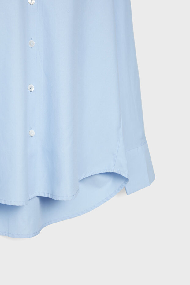 Basic poplin gömlek - 7