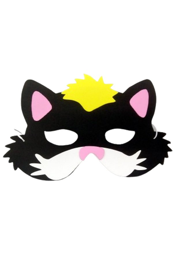 Cat Eva Kids Mask, EVA Animal Masks for Children, Birthday Party Masks