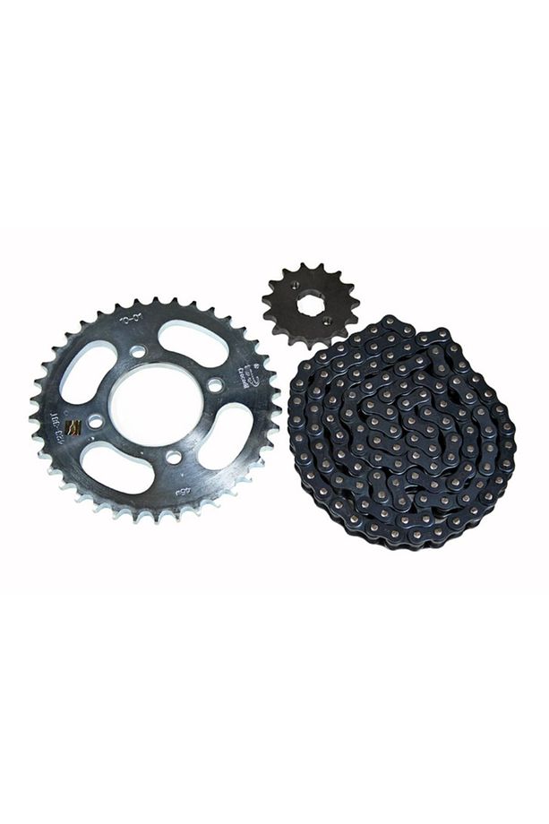 Mh Drift 125 150 Ön Arka Dişli Zincir Seti Kalın 15 T 38 T 428 H 128 L Set - 1