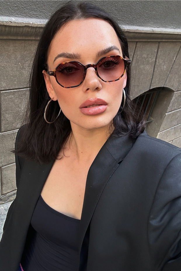 ROWEN  KARE GÜNEŞ GÖZLÜĞÜ RENKLİ UNİSEX ERKEK KADIN YENİ SEZON POPÜLER / REN EYEWEAR - 2