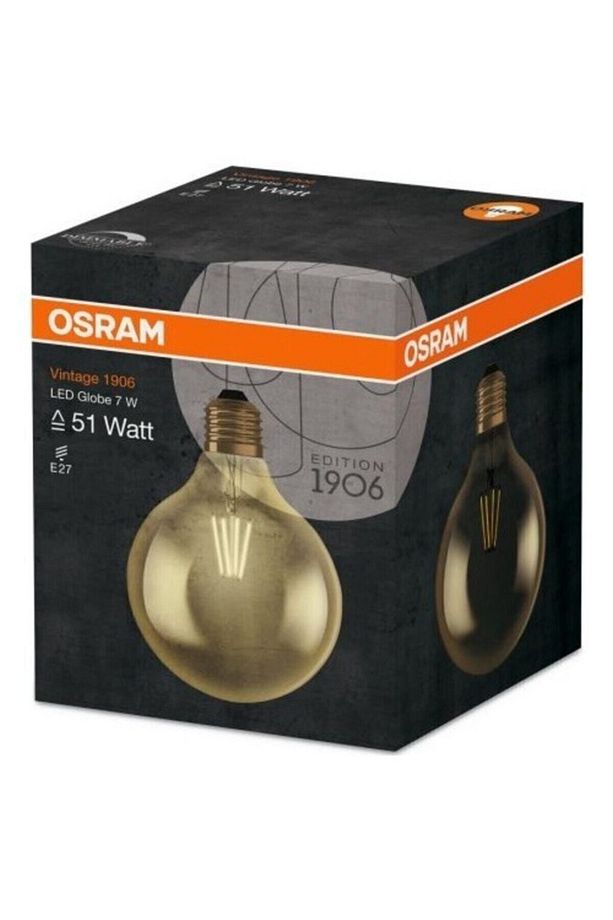 4052899962071 Led Vintage Gold Globe, Sarı Işık, 380 Lümen, E27 Duy Ampül, Sarı - 3
