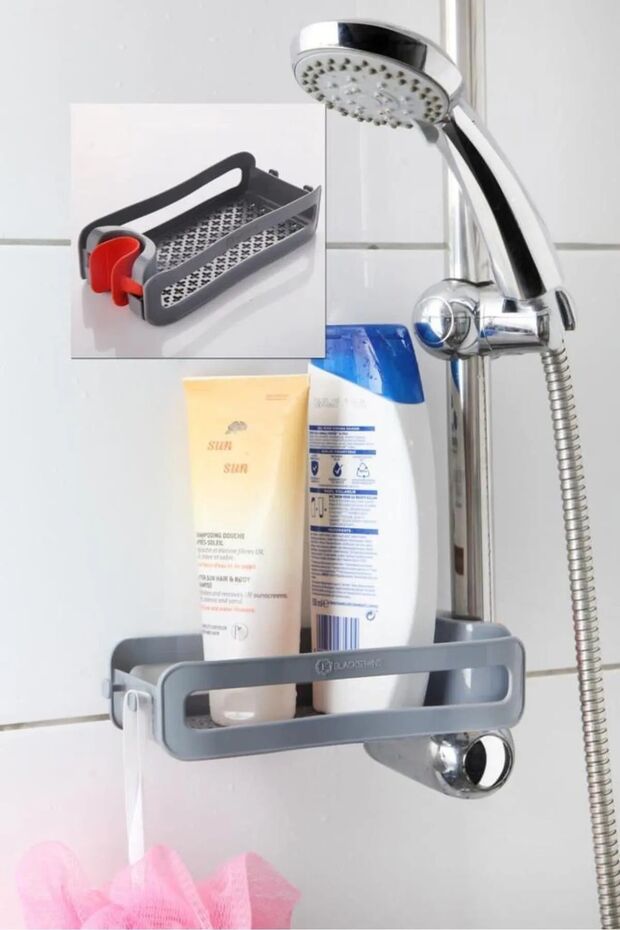Special Design Bathroom Organizer Shampoo Holder Soap Dish – Vacuum Sink Organizer Bathroom Shelf
