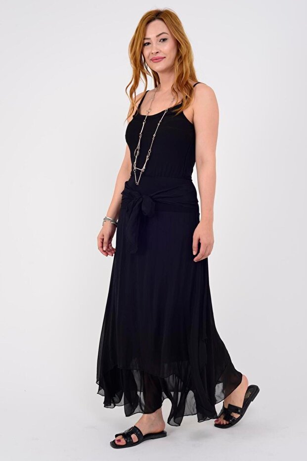 6087 Katlı Ipek Etek - 2