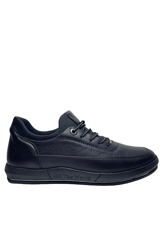 6451 Men's Leather Sports Black