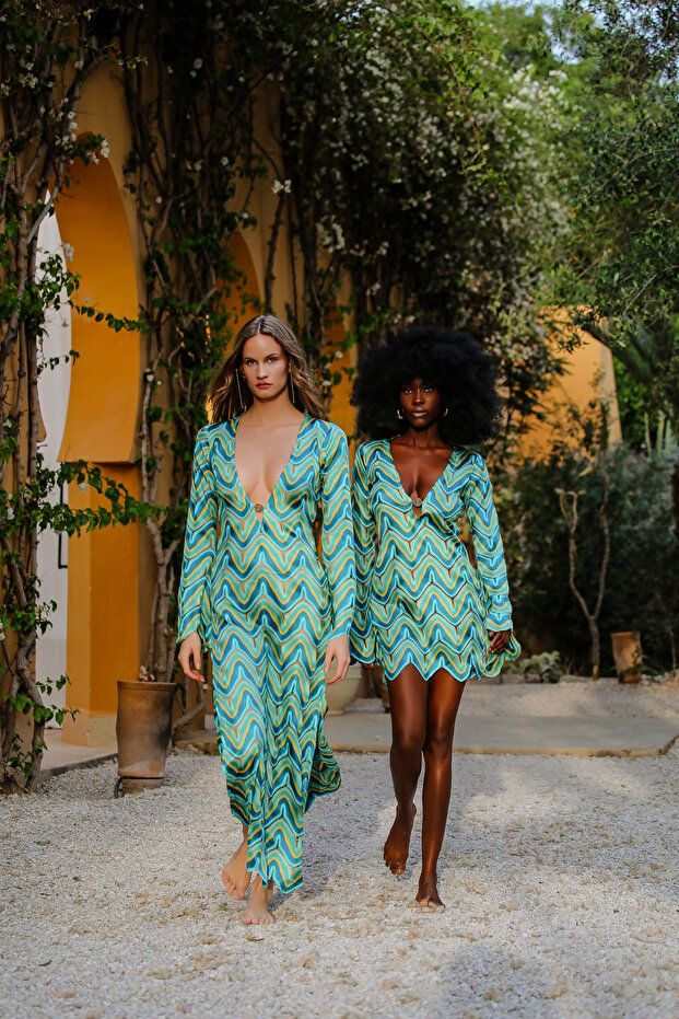 Oberoi Uzun Elbise - ELA'F SS'24 - Soleil de Collection - 3