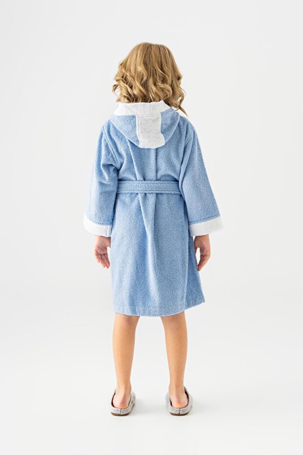 | Pueri | %100 Pamuk Unisex Çocuk Bornozu - 4