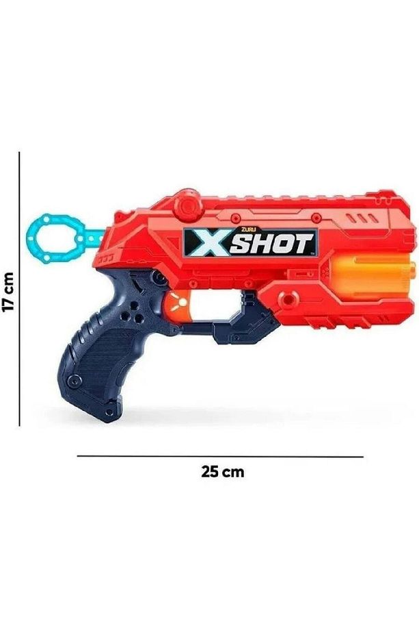 X-Shot Reflex 6 Revolver With 12 Darts - 1