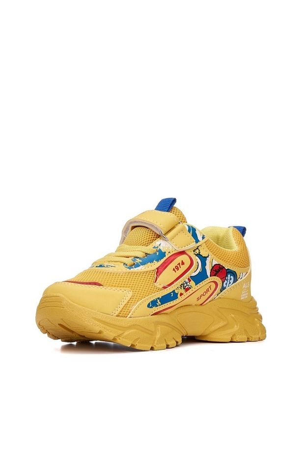Unisex Çocuk Sarı Spor Ayakkabı - 2