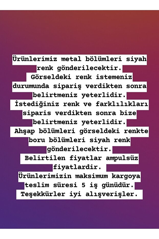 Dekoratif Masaüstü Aydınlatma Boru Lambader - 2
