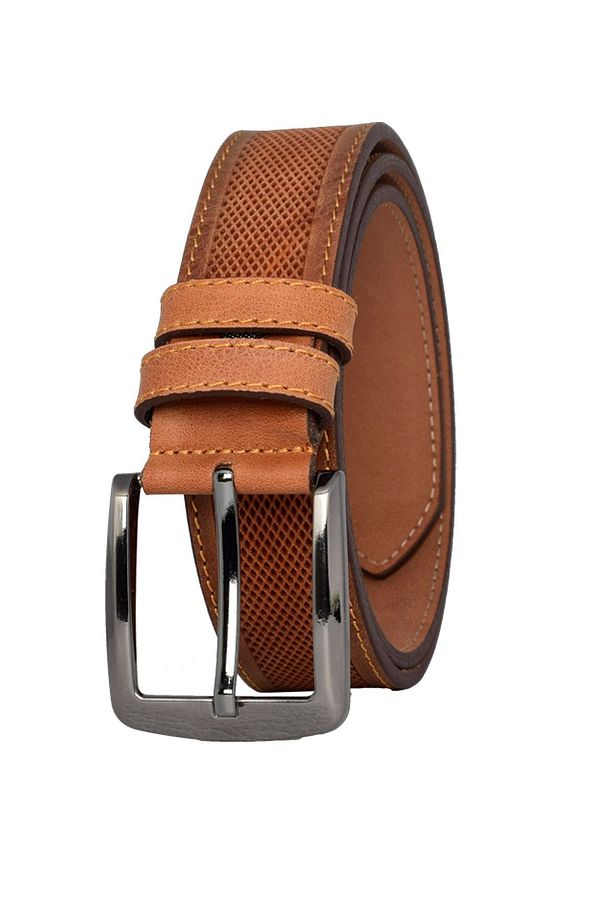 %100 Hakiki Deri Efsane 4 cm Taba Kemer, Kot, Kanvas, Keten Pantolonlarla Uyumlu tiguan.nokta - 5