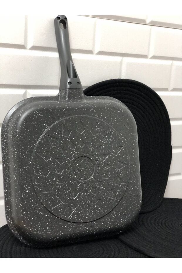 Döküm Granit Izgara Grill Tava Pfoa Içermez - 2