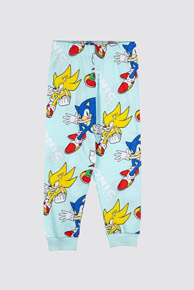 Σετ παιδικές πιτζάμες Hedgehog Super Sonic Patterned 100% Cotton - 3