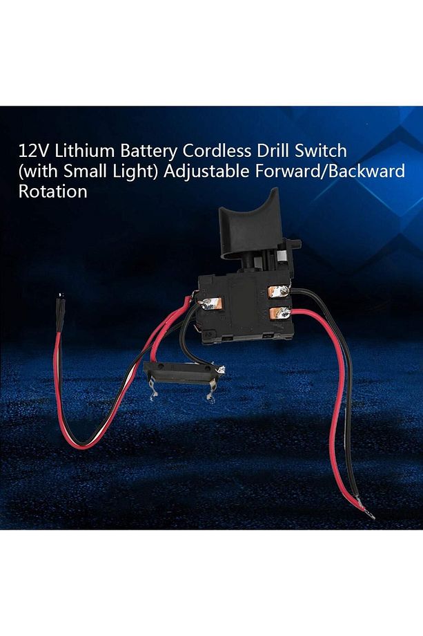 7.2V - 24V Akülü Matkap Anahtarı Hız Kontrol Tetik Anahtarı Şarjlı El Matkabı Tetiği hız ve yön Ayar - 4