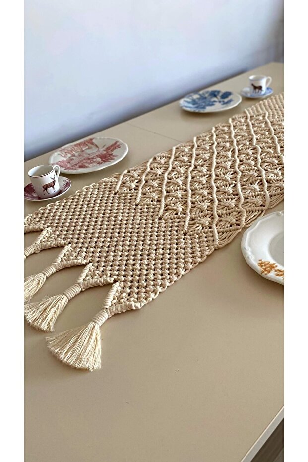 Makrome Runner - Masa Örtüsü - 3