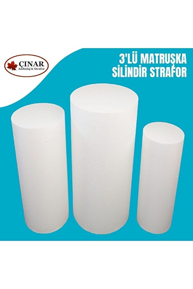 STRAFOR SİLİNDİR MATRUŞKA MODEL 3'LÜ