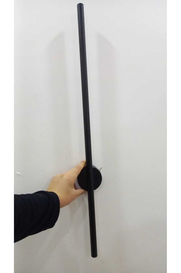 75 CM SİYAH KASA SARI IŞIK ELEKTRİKLİ ANAHTARLI ÇUBUK-STİCK-TABLO-KORİDOR-YATAK BAŞI APLİK - 1  ADET - 2