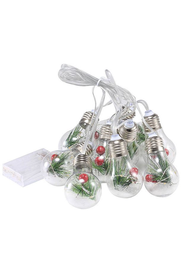 G50 String Lights Dekoratif Ampul Serisi 2 Metre 10 Adet - 5