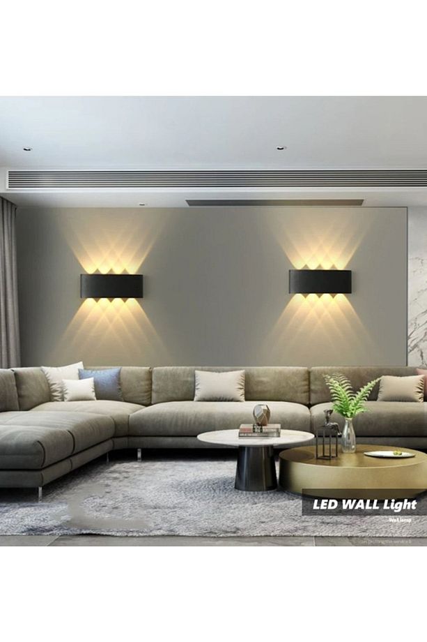 Modern Tasarım Ithal Led Aplik Iç Ve Dış Ortam Kullanım Şık Görsellik Katar - 5