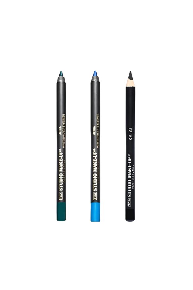 Ultra Waterproof 3-Piece Eyeliner Eye Pencil Set
