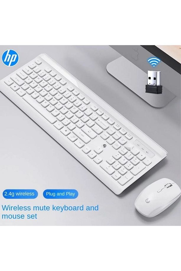 CS500 Kablosuz Klavye Mouse 2,4G kablosuz Tak Çalıştır Şık Tasarım Türkçe Q Klavye Siyah - 2