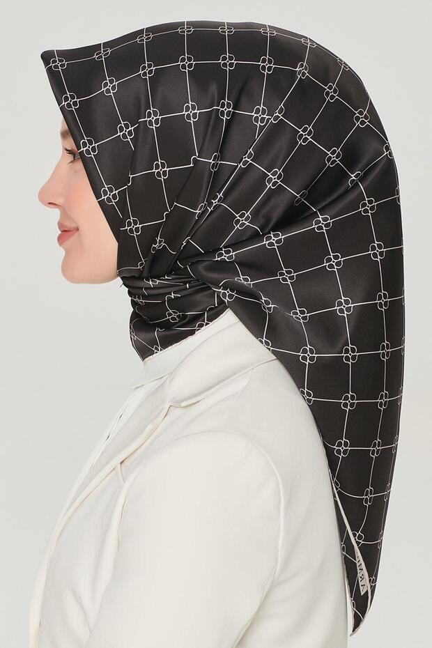 Nostalji Serisi Sura Ipek Eşarp 8555ds-14 - 4