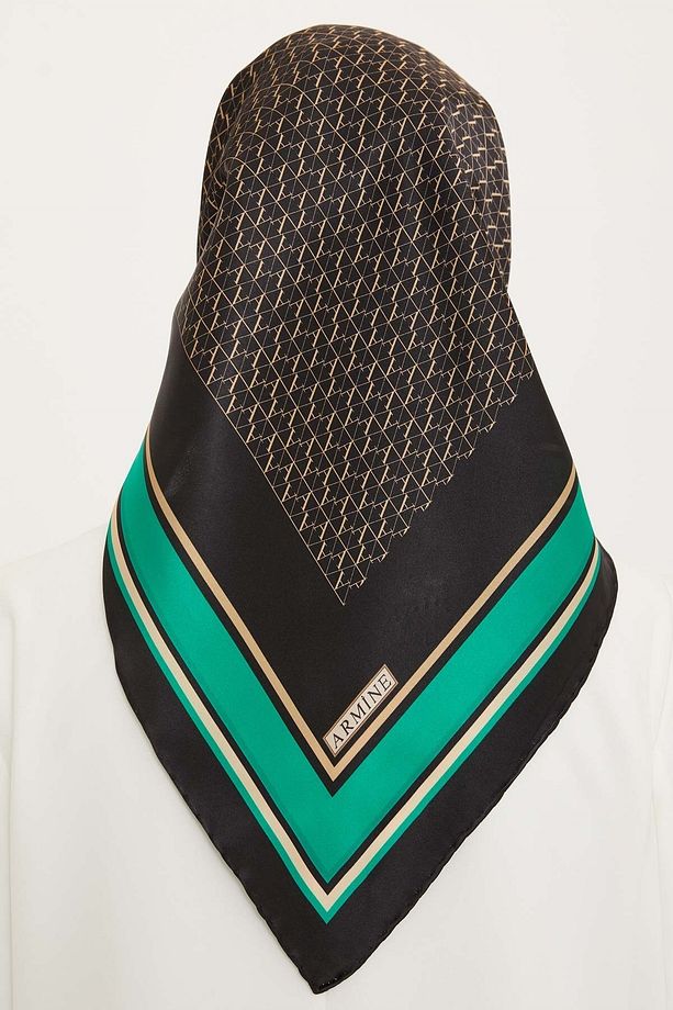 Nostalji Serisi Ipek Twill Eşarp 8724d-37 - 4