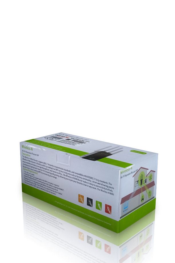 4 Antenli Wifi Sinyal Yükseltici Wifi Repeater Range Extender 300mps - 6
