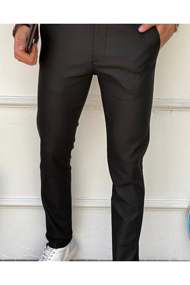 Slim Fit Chino Linen Trousers