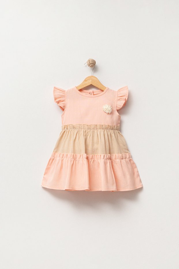 Baby Girl Muslin Dress 9016
