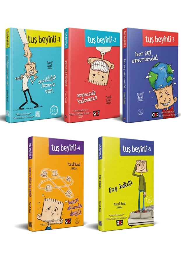 Nesil Tuş Beyinli Serisi 1-2-3-4-5 Set (5 Kitap)