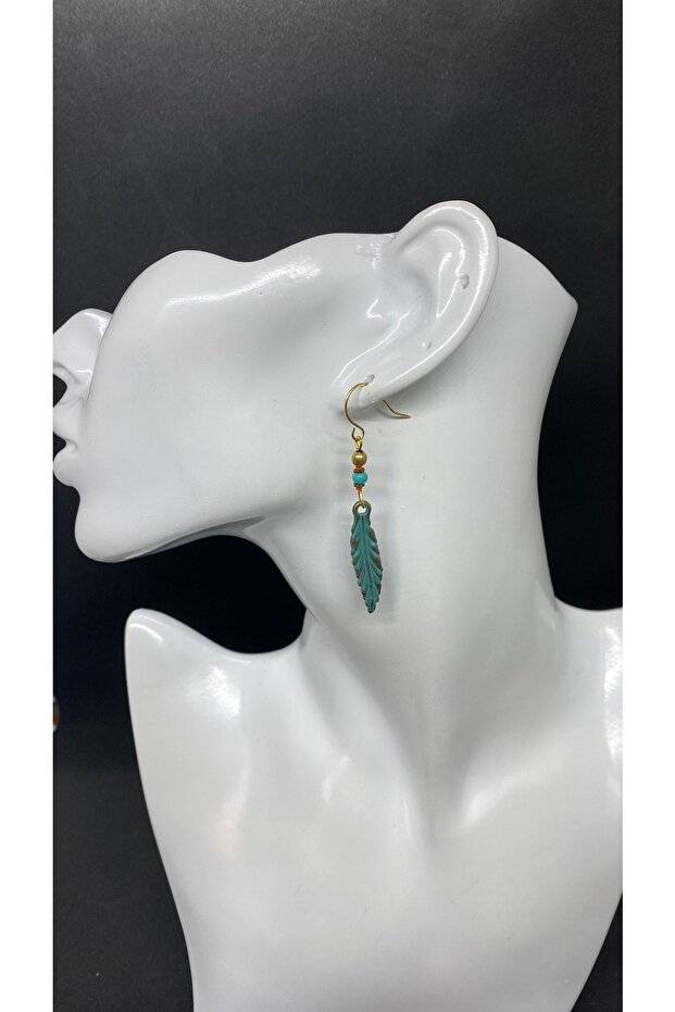 Handmade Ethnic Feather Women's Earrings
