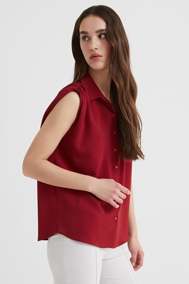 Μπλούζα με βολάν - 4