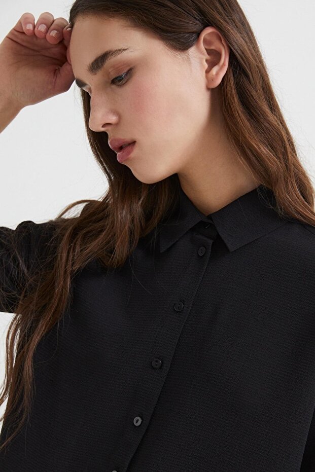 Basic Kadın Gömlek - 2