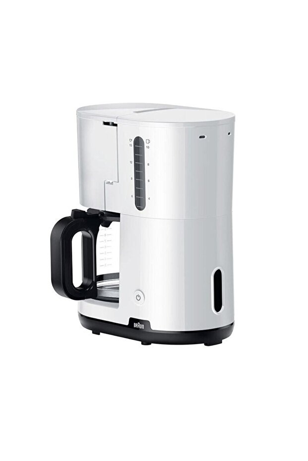 Coffee Maker Breakfast 1,1000W, 10/15 cups, Auto shut-off - White - KF 1100