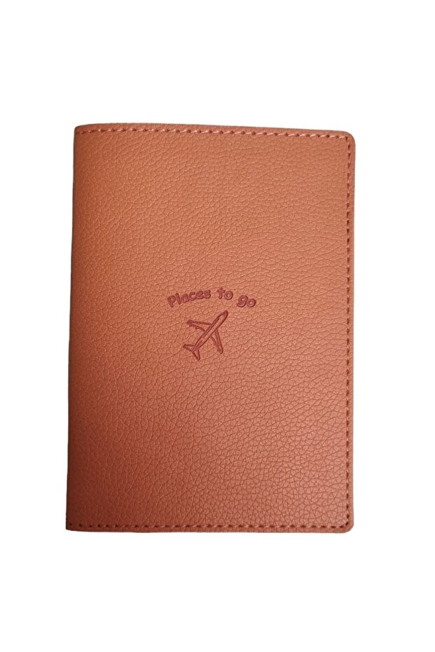 Acar Mira Thermo Leather Passport Case Passport Holder Orange