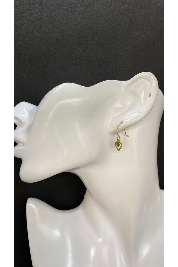 Handmade Ethnic Authentic Brass Apparatus Enameled Women's Earrings