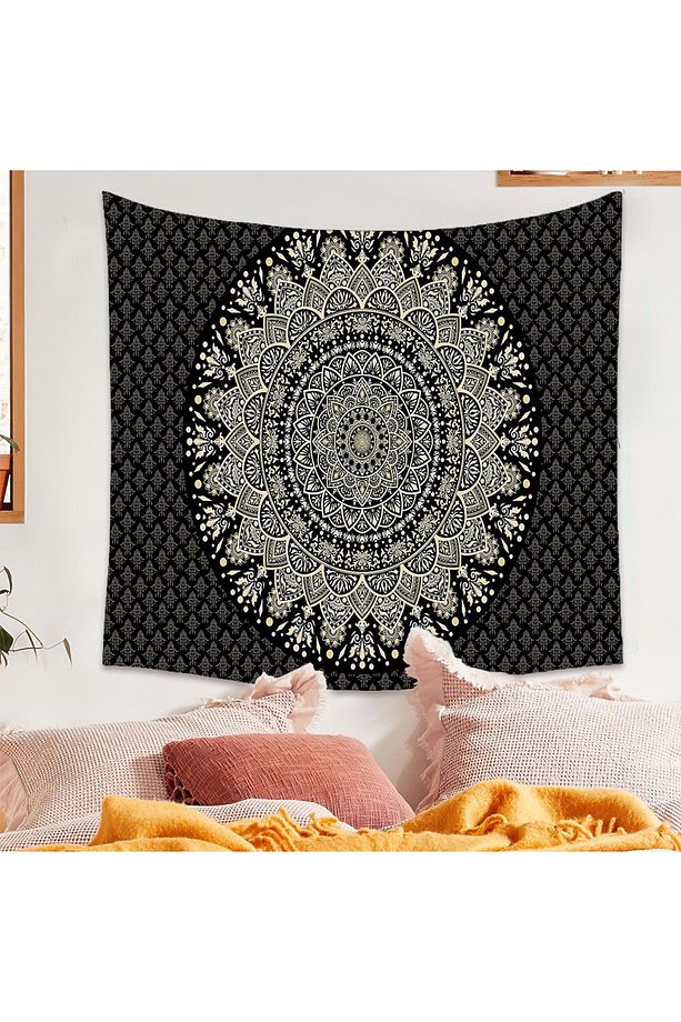 Mandala Duvar Örtüsü Duvar Halısı Duvar Sanatı Duvar Dekorasyonu Dekoratif Duvar Örtüsü - 3
