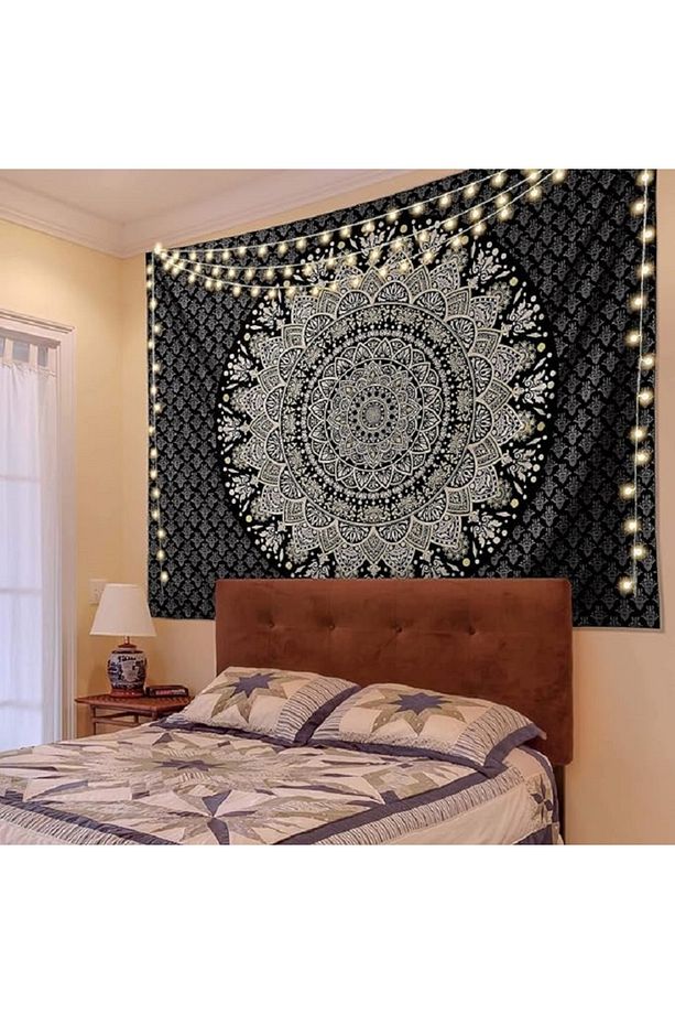 Mandala Duvar Örtüsü Duvar Halısı Duvar Sanatı Duvar Dekorasyonu Dekoratif Duvar Örtüsü - 2